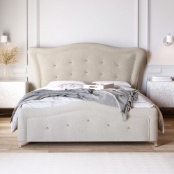 Windsor Ottoman Grey Fabric...