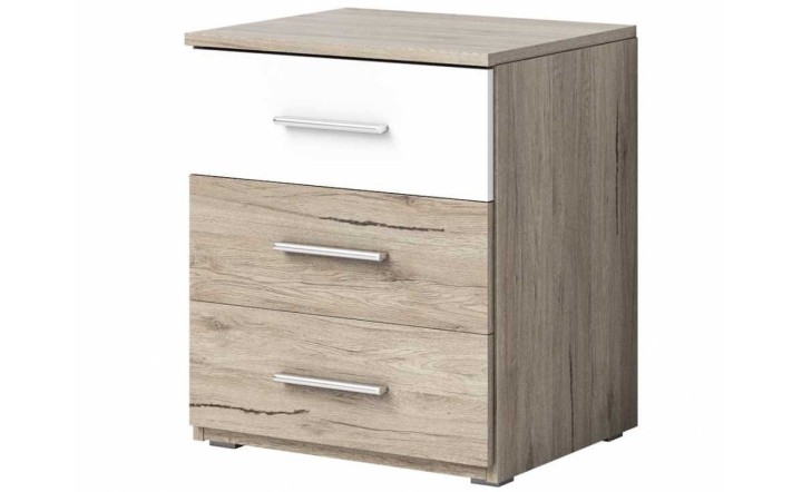 Betty Modern Bedside Locker Oak | J&B Furntiure