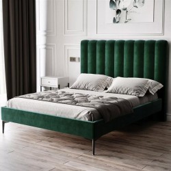 Lauren Velvet Fabric Bed Frame