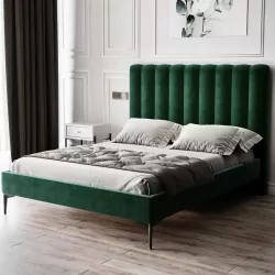 Lauren Velvet Fabric Bed Frame