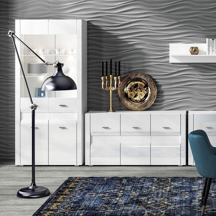 Agat White chest of drawers | J&B Furniture Ireland