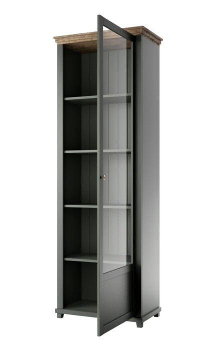 Eva Right Tall Display cabinet | J&B Furniture