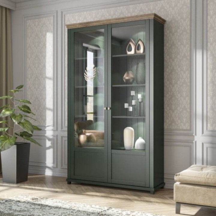 Eva 2 Door Display cabinet - J&B Furniture