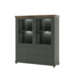 Eva 2 Door 2 Drawer Display...