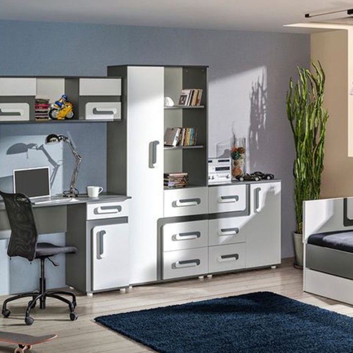 Tito 1 door 3 drawer Book Stand - J&B furinture