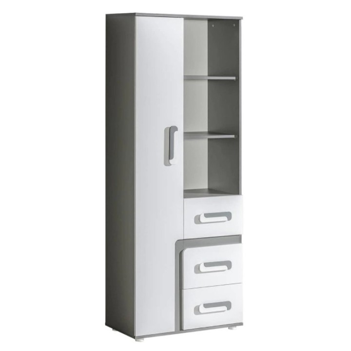 Tito 1 door 3 drawer Book Stand - J&B furinture