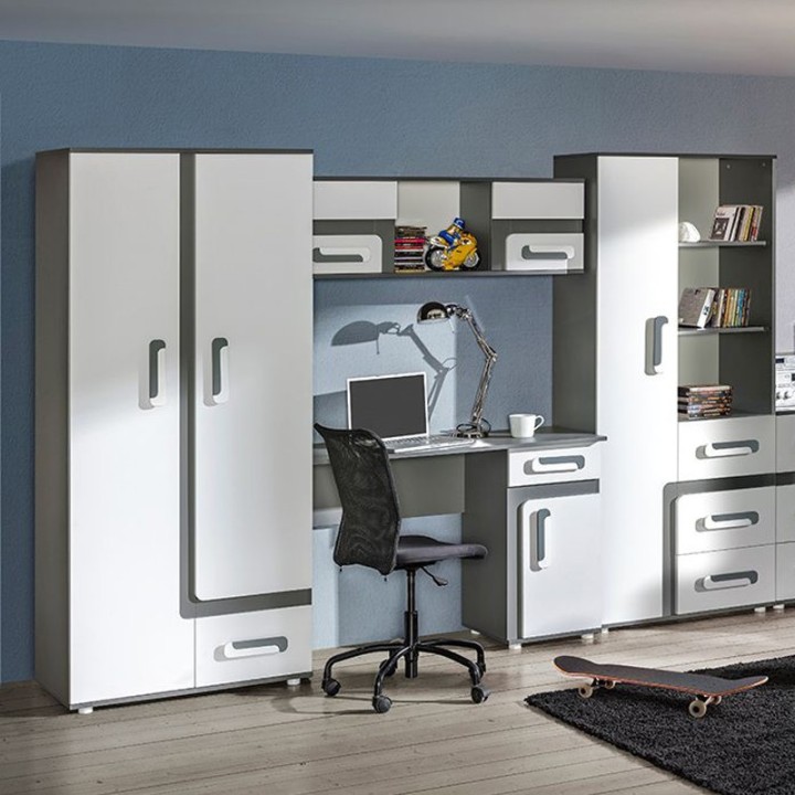 Tito Wall Shelf With Doors - J&B Furniture