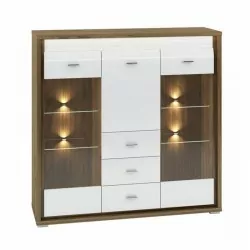 Dalia 3 Door 3 Drawer Glass...