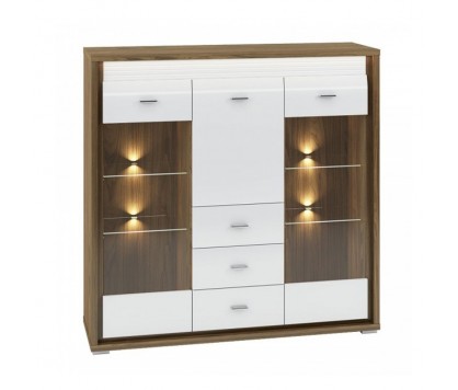 Dalia 3 Door 3 Drawer Glass...