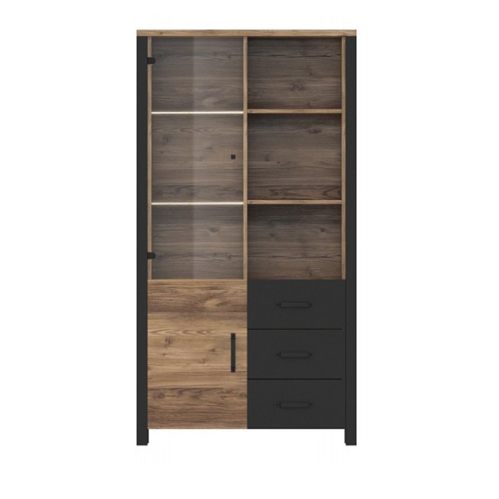 Ollie Display Cabinet 2 Door 3 Drawer| J&B Furniture