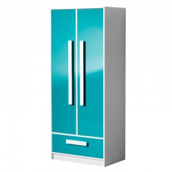 Oliver-2 Door 1 Drawer Wardrobe