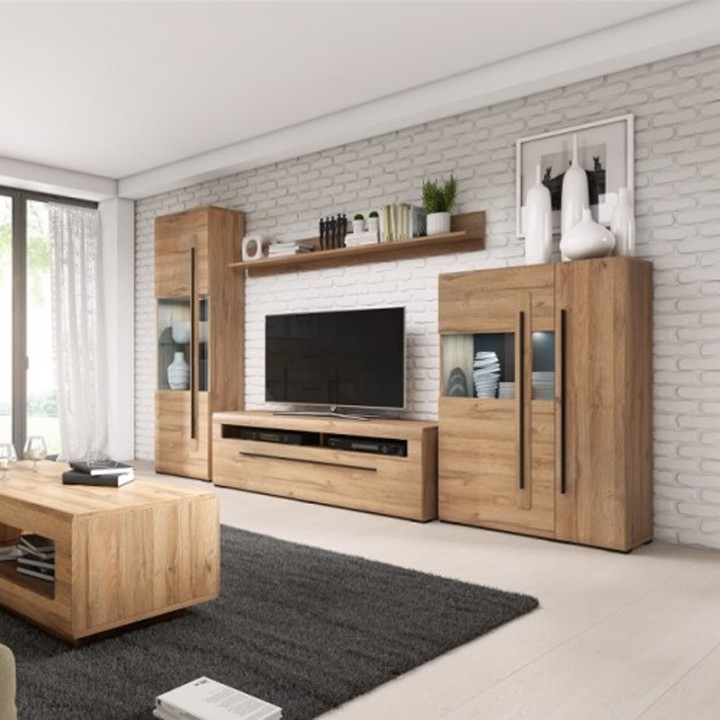 Tulla Small Wardrobe in Oak Grandson - J&B Furniture
