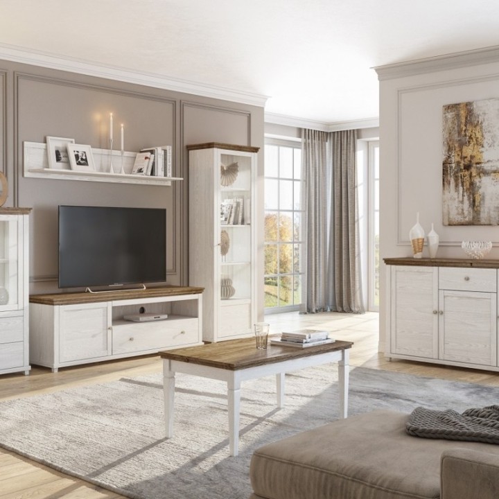 Coffee Table in White Abisko Ash – Eva | J&B Furniture