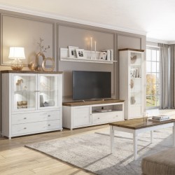 "Eva TV Unit in White Abisko Ash"