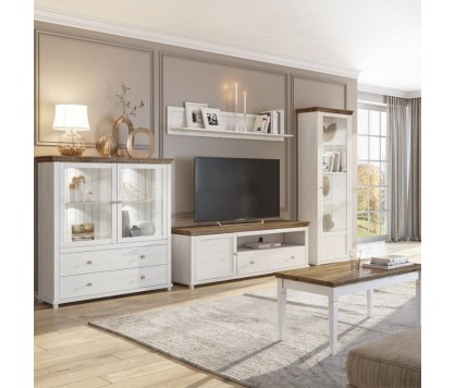 "Eva TV Unit in White Abisko Ash"