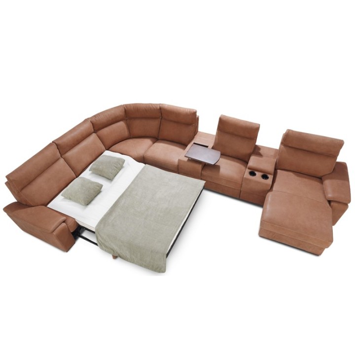 Prestige Bespoke Corner Sofa Bed with Recliner | J&B Furniture