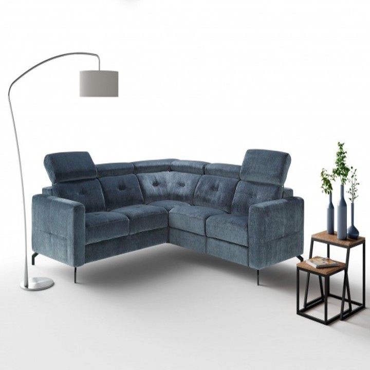 Alison Bespoke Corner Sofa Bed Blue Green - J&B Furniture