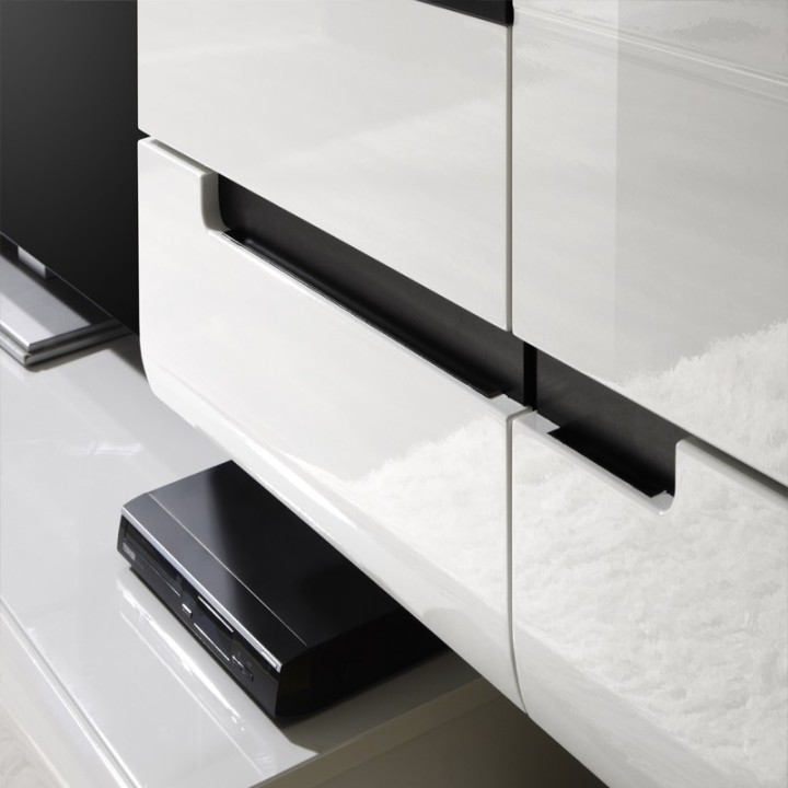 Hector Right Wall Display Cabinet White | J&B Furniture