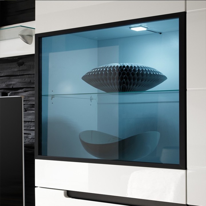 Hector Right Wall Display Cabinet White | J&B Furniture