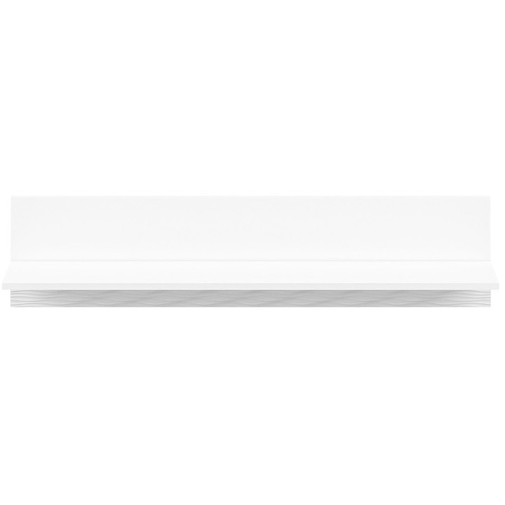 Agat Wall Shelf  Modern White Minimalist Design - J&B