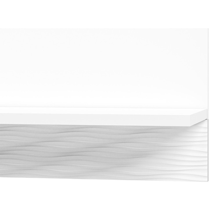 Agat Wall Shelf  Modern White Minimalist Design - J&B