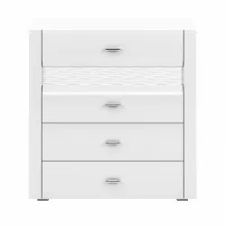 "White Chest of Drawers"