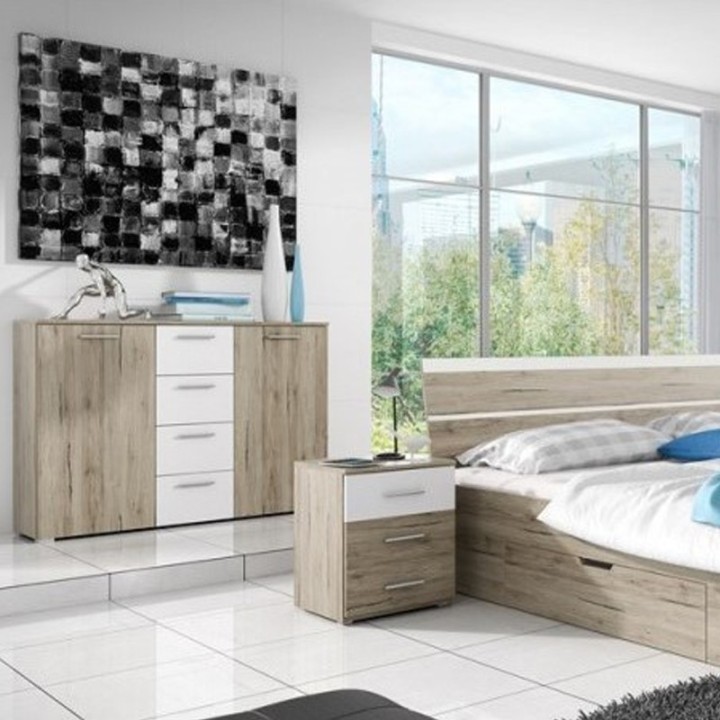 Betty chest of drawers Sanremo Oak| J&B Furniture Ireland