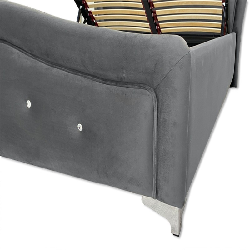 Ottoman bed in Grey