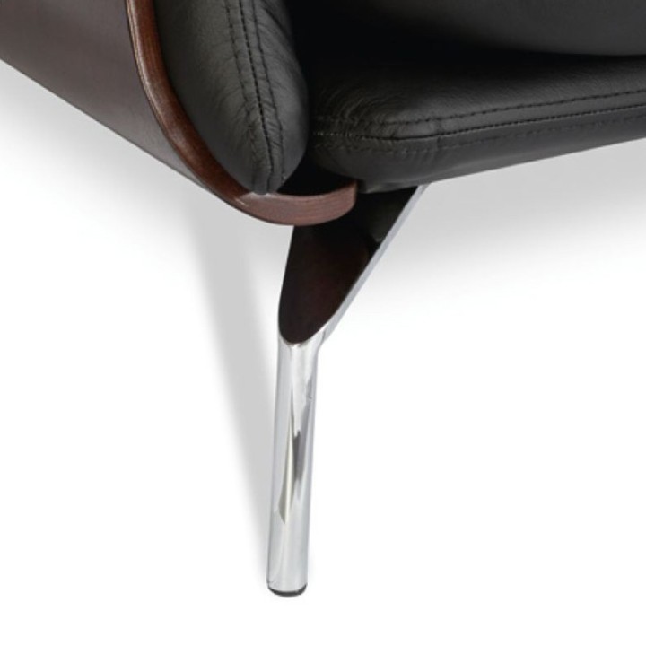 Planet Bespoke Armchair – in Black Leather | J&B Furniture