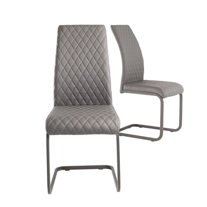 Hudson Dining Chair Grey – Cross Stitch | J&B Furniture