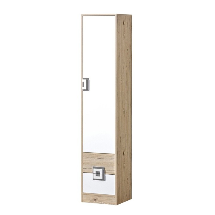 Niko 1 Door 2 Drawer Tall Bookcase With Door - J&B Furniture
