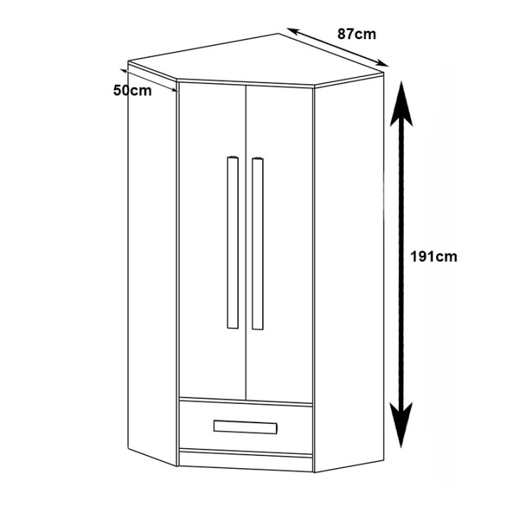 corner wardrobe