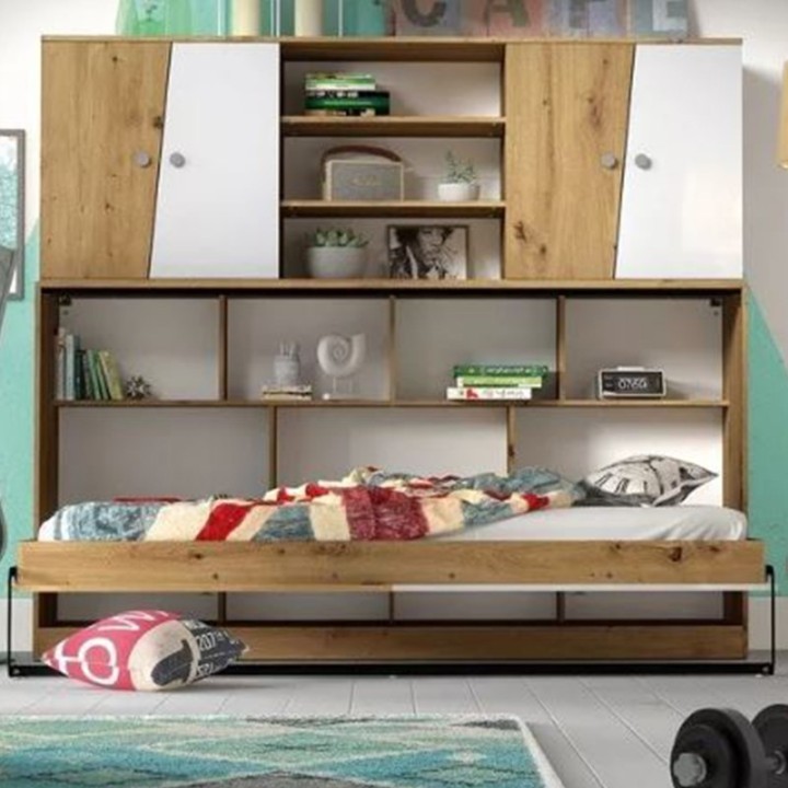 Neo Horizontal Single Wall Bed | J&B Furniture Ireland