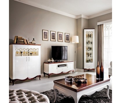 Elegant Tv Unit 165cm - Gloss White