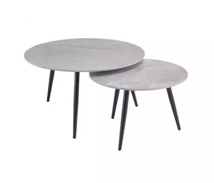 Luna Round Coffee Table Set