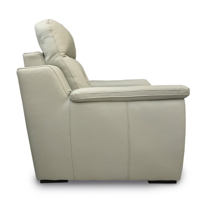 Motion Bespoke Armchair - Leather in Beige | J&B Furniture