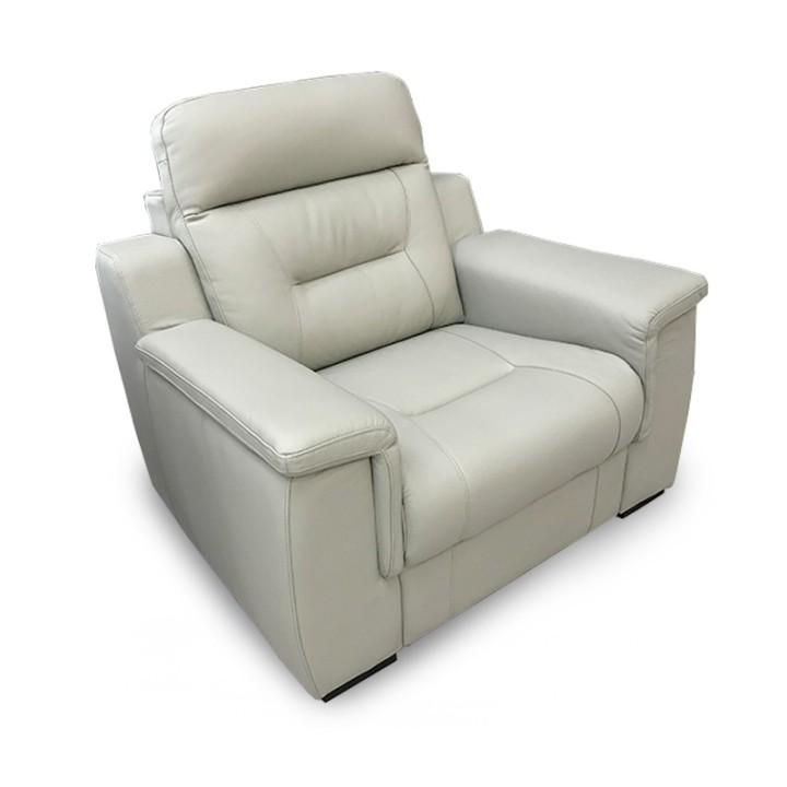 Motion Bespoke Armchair - Leather in Beige | J&B Furniture