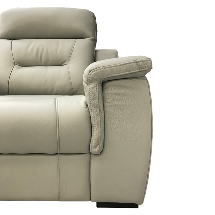 Motion Bespoke Armchair - Leather in Beige | J&B Furniture