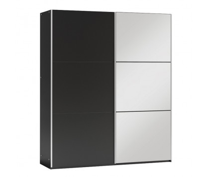 Black Sliding Wardrobe