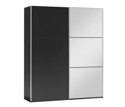 Black Sliding Wardrobe