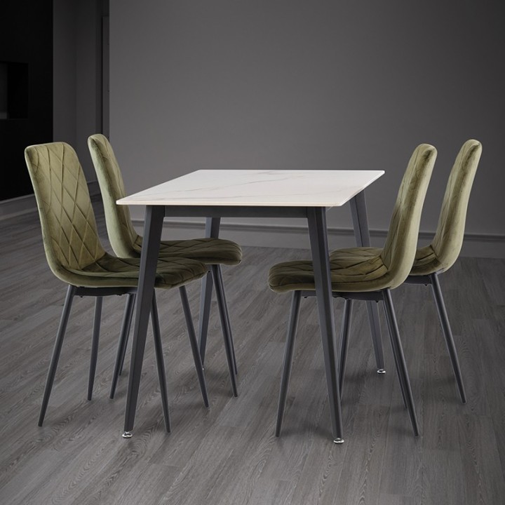 Ivy Dining Table Luxury Sintered Stone Dining | J&B Furniture