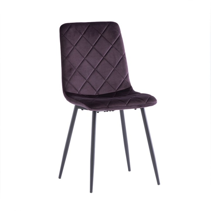 Bella Dining Chair Elegant Velvet Fabric - J&B Furniture