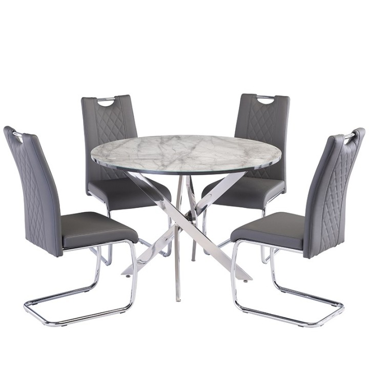 Alden Round Dining Table - J&B Furniture