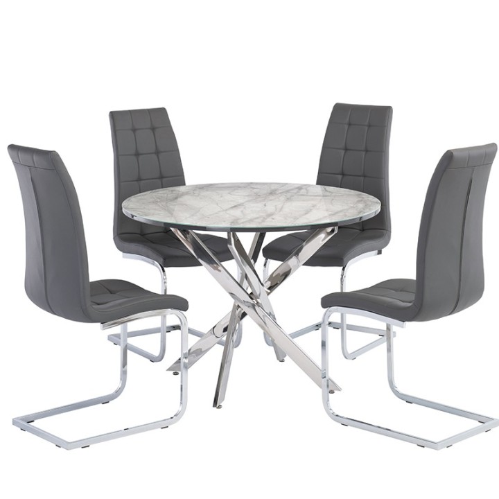 Alden Round Dining Table - J&B Furniture