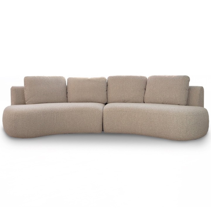Domani Curved Sofa Elegant Modern Design - J&B Furniture
