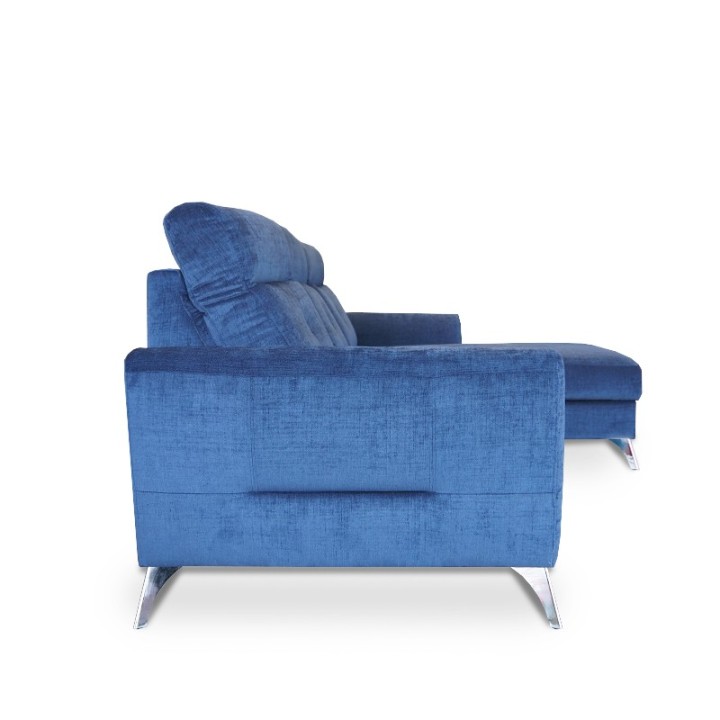Loft Bespoke Corner Sofa Bed – Blue Fabric | J&B Furniture