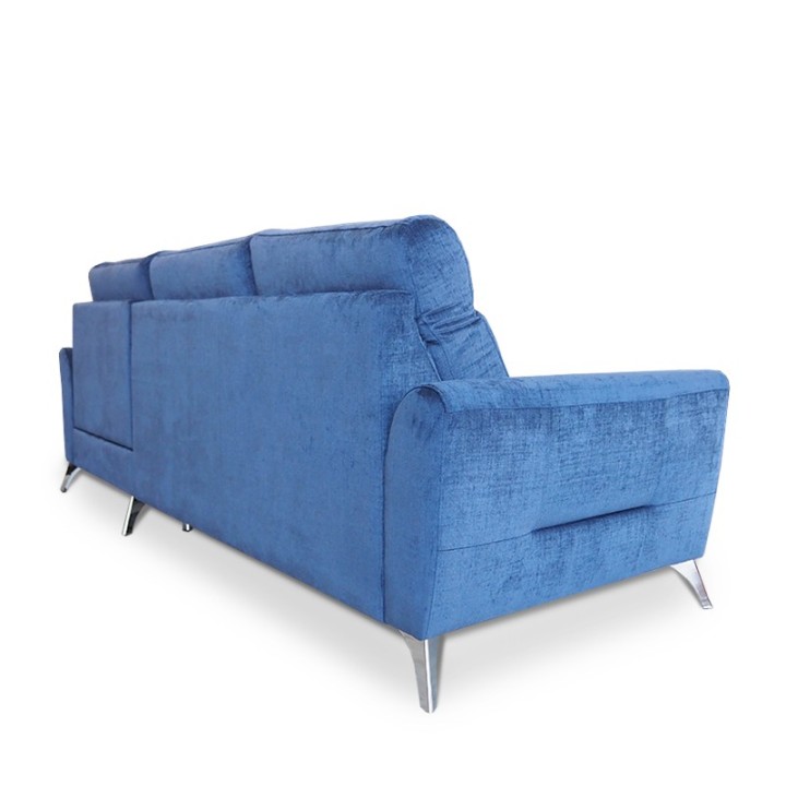 Loft Bespoke Corner Sofa Bed – Blue Fabric | J&B Furniture