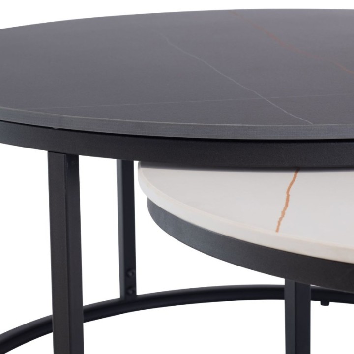 Ferrante Round Coffee Table Set | J&B Furniture