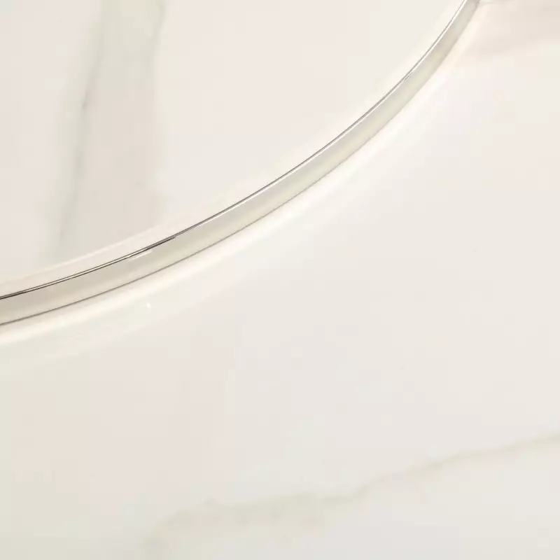 White Round Coffee Table Set