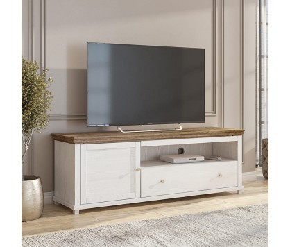 "Eva TV Unit in White Abisko Ash"